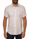 Robert Graham Windsor 2 Short Sleeve Button Down Shirt In White