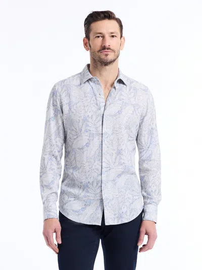 Robert Graham Winesap Long Sleeve Button Down Shirt In Blue