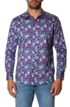 Robert Graham Witt Abstract Print Button-up Shirt In Multi