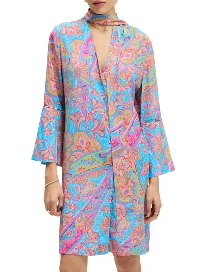 Robert Graham Women's Brenna Paisley Cotton-silk Shirtdress In Multi