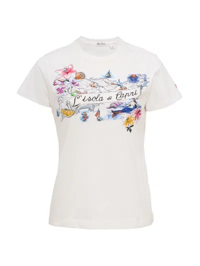 Robert Graham Women's Capri Island Cotton T-shirt In White