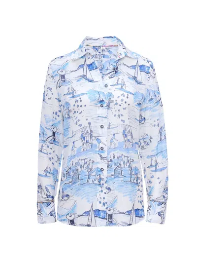 Robert Graham Carrie Shirt In Blue