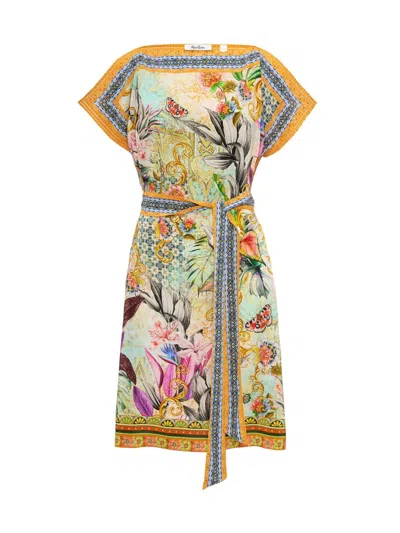 Robert Graham Women's Kendall Baroque Floral Silk-blend Minidress In Neutral