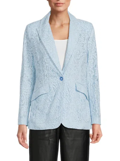 ROBERT GRAHAM WOMEN'S PENELOPE LACE PEAK LAPEL BLAZER