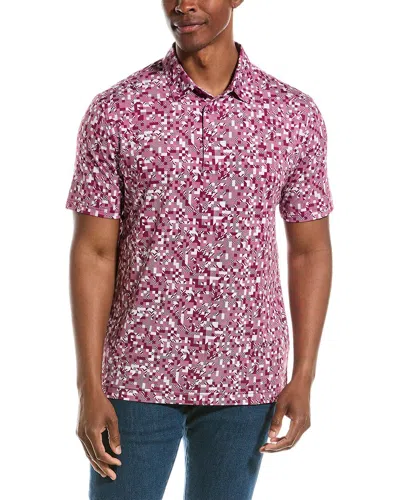 Robert Graham Wooderson Classic Fit Polo Shirt In Purple