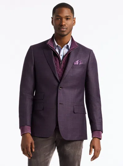 Robert Graham Woodson Blazer In Purple