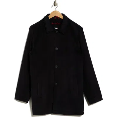 Robert Graham Wool Car Coat In Black