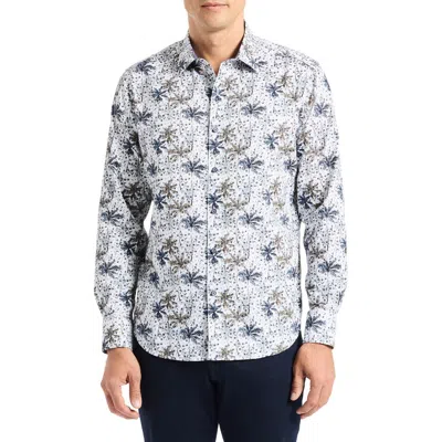 Robert Graham Xavier Cotton Button-up Shirt In Blue