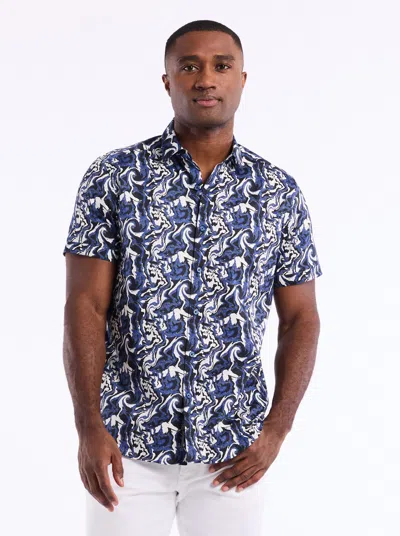 Robert Graham Yadkin Short Sleeve Button Down Shirt In Multi