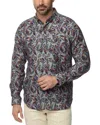 Robert Graham Ziton Long Sleeve Button Down Shirt In Multi