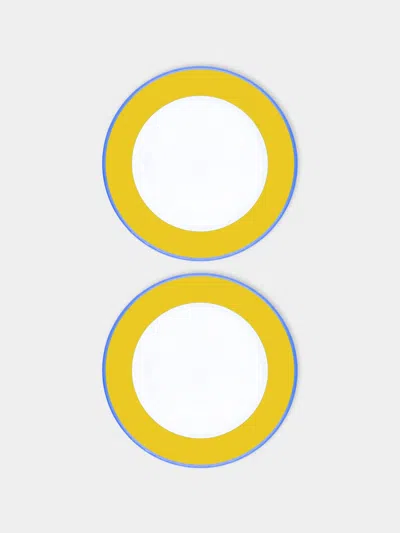 Robert Haviland & C Parlon Monet Porcelain Charger Plates - 12in/30cm (set Of 2) In Multi