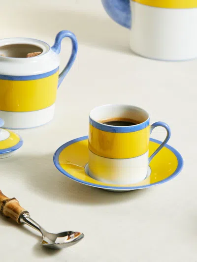 Dressing Gownrt Haviland & C Parlon Monet Porcelain Coffee Cup And Saucer Dressing Gownrt Haviland & C. Parlon Abask Luxury Gift