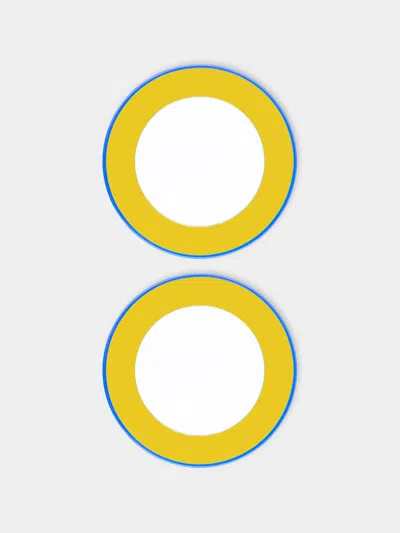 Robert Haviland & C Parlon Monet Porcelain Salad / Dessert Plates - 8.5in/21.5cm (set Of 2) In Multi