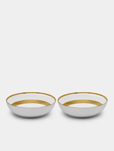 Robert Haviland & C Parlon Wiliam Porcelain Cereal Bowls (set Of 2) In White