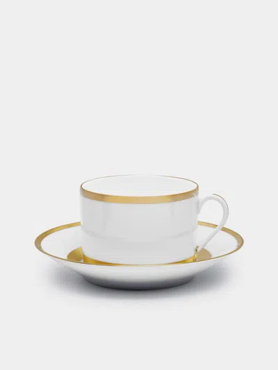 Dressing Gownrt Haviland & C Parlon William Porcelain Teacup And Saucer Dressing Gownrt Haviland & C. Parlon Abask Luxury Gift