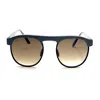 Robert La Roche Multicolor Rlr 525t Acetate Rectangular Sunglasses In Blue