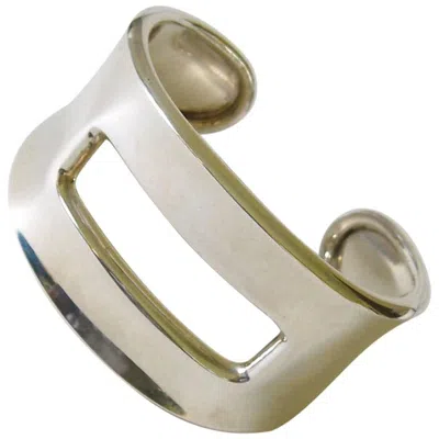 Pre-owned Robert Lee Morris 1990s Modernist  Rlm Sterling Silver Cuff Bracelet Never Worn In Sand