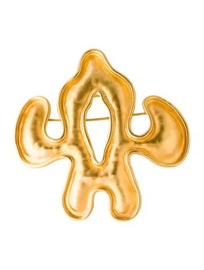 Pre-owned Robert Lee Morris Brooch Pin In Multi