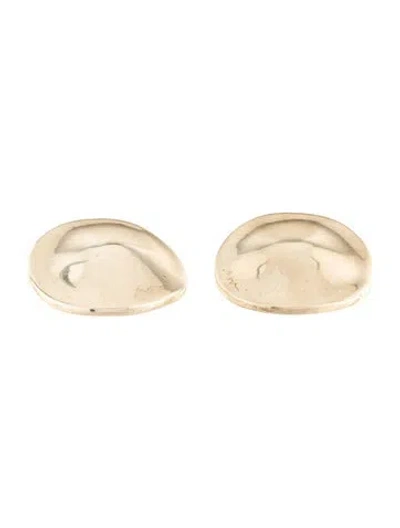Pre-owned Robert Lee Morris Classic Disc Earrings In Multi
