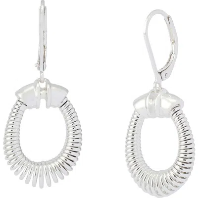 Robert Lee Morris Coiled Drop Earrings In Metallic