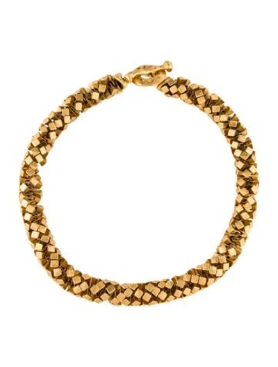 Pre-owned Robert Lee Morris Collar Necklace, 16" In Multi