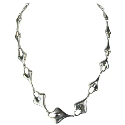 Pre-owned Robert Lee Morris Rlm Sterling Silver Link Necklace 1990s New, Never Worn