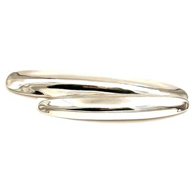 Pre-owned Robert Lee Morris Slugs In Love Sterling Silver Brooch In Multi