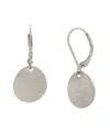 Robert Lee Morris Soho Disc Drop Earrings In Silver