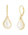 Robert Lee Morris Soho Faux Cultivated Pearl Drop Earrings