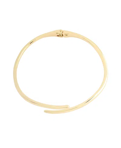 Robert Lee Morris Soho Gold Fluid Bypass Round Collar Necklace