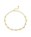 Robert Lee Morris Soho Gold Heart Charm Collar Necklace In Gold