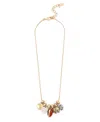 Robert Lee Morris Soho Gold Heirloom Charms Bib Necklace In Gold
