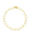 Robert Lee Morris Soho Gold Link Collar Necklace In Gold