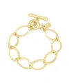 Robert Lee Morris Soho Gold Link Toggle Bracelet In Gold
