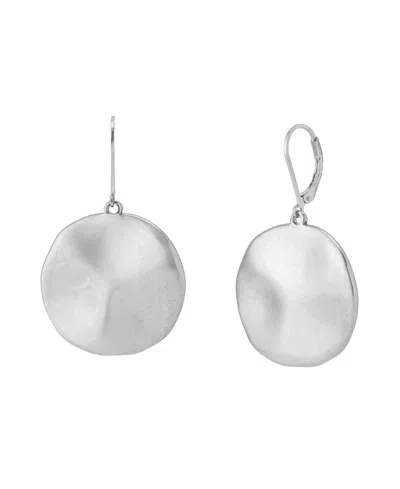 Robert Lee Morris Soho Heirloom Charms Disc Drop Earrings In White