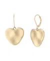 Robert Lee Morris Soho Heirloom Charms Heart Drop Earrings In Gold
