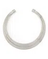 Robert Lee Morris Soho Layered Wire Collar Necklace In Silver