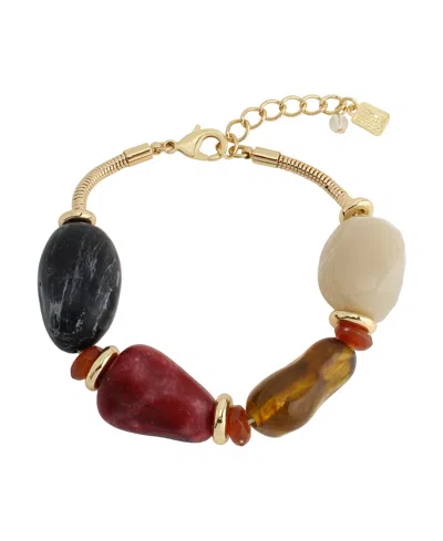 Robert Lee Morris Soho Multi-colored Stone Bracelet