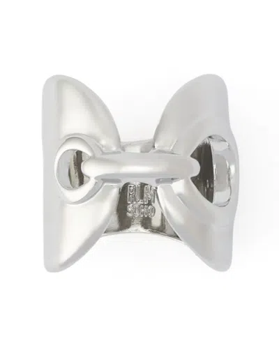 Robert Lee Morris Soho Rhodium Mariner Link Band Ring In Gray