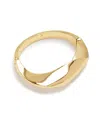 Robert Lee Morris Soho Sculpted Link Bangle Bracelet In Gold