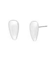 Robert Lee Morris Soho Silver Leaf Stud Earrings In Silver