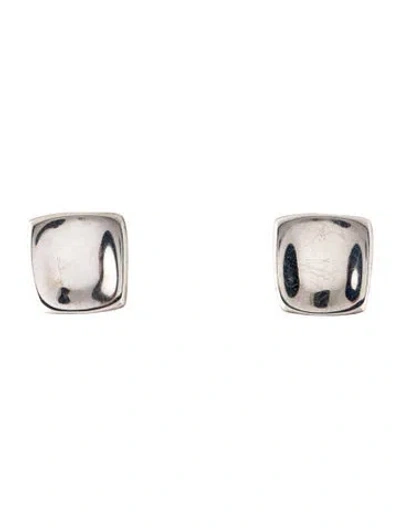 Pre-owned Robert Lee Morris Square Clip-on Earrings In Multi