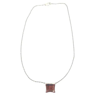 Pre-owned Robert Lee Morris Sterling Silver Pillow Pendant Necklace #23658 In Multi