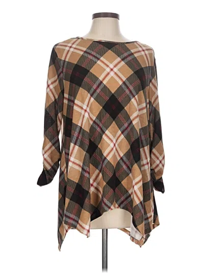 Pre-owned Robert Louis 3/4 Sleeve T-shirt In Brown