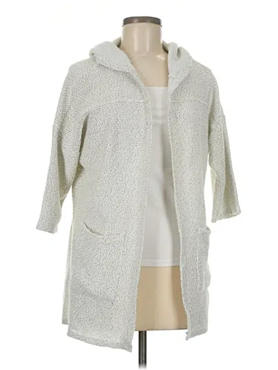 Pre-owned Robert Louis Cardigan Sweater In Silver