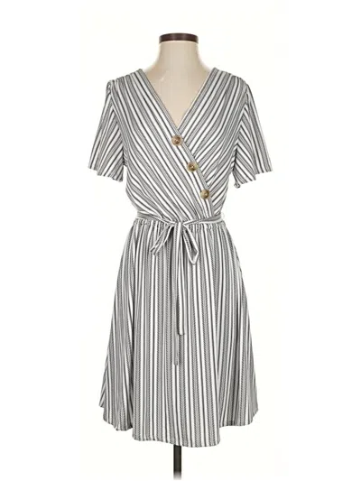 Pre-owned Robert Louis Casual Dress In Gray