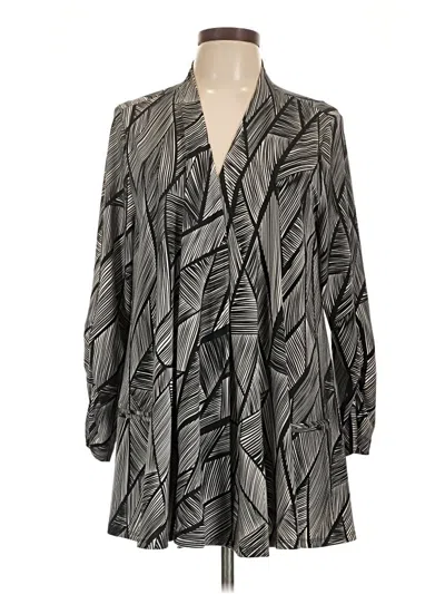 Pre-owned Robert Louis Kimono In Gray
