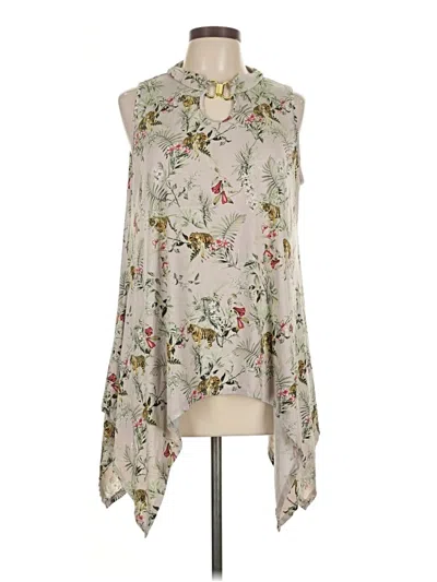 Pre-owned Robert Louis Sleeveless Blouse In Gray