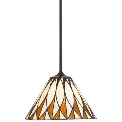 Robert Louis Tiffany Arla 12" Wide Art Glass Mini Pendant Light