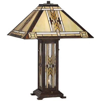 Robert Louis Tiffany Drake 25 1/2" Night Light Lamp With Dimmer
